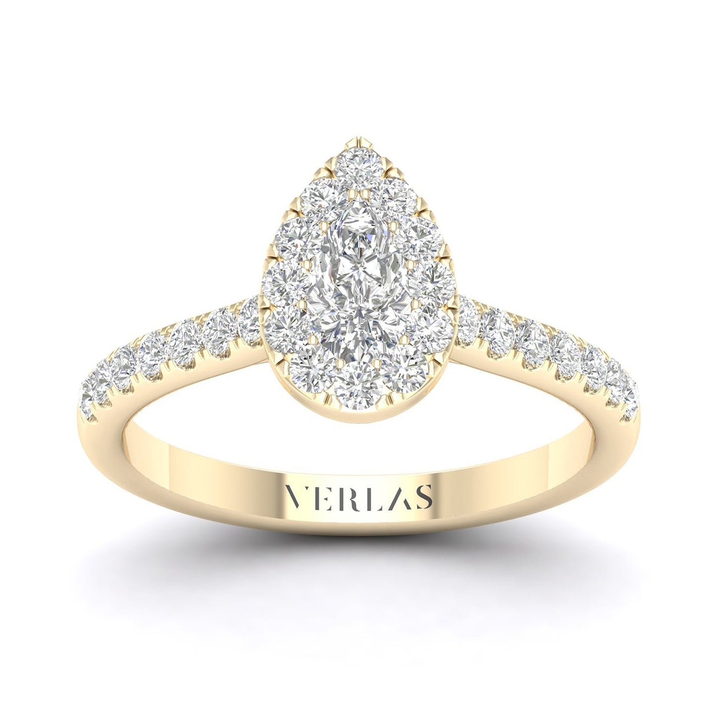 Signature Iconic Dewdrop Halo Ring