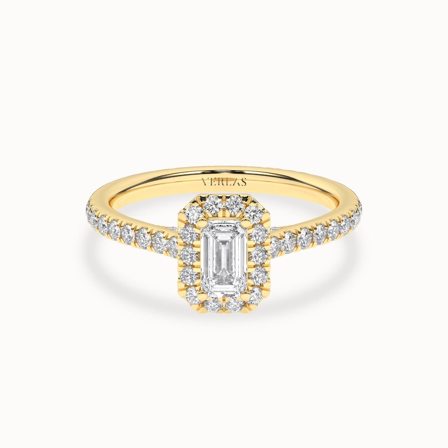 Signature Emerald Halo Ring