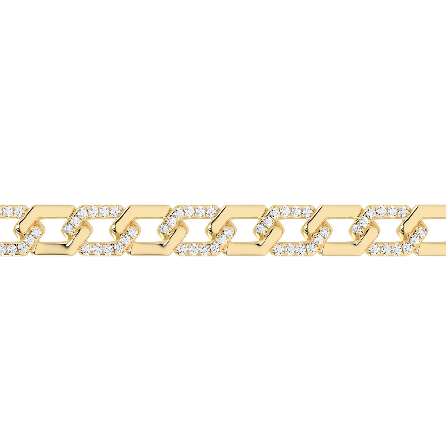 Alternating Diamond Hexagon Link Bracelet_Product Angle_3/4 Ct. - 3