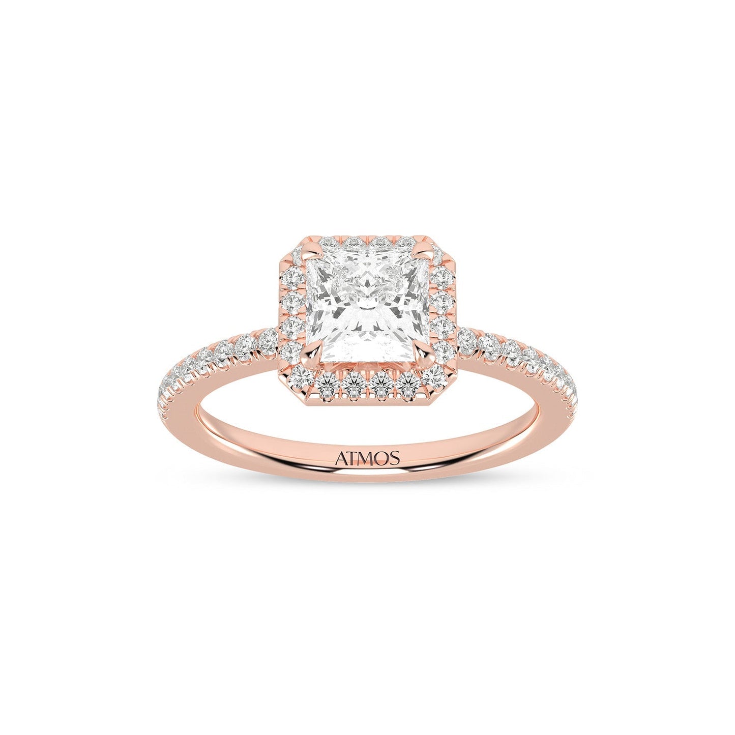 Luxe Princess Halo Ring