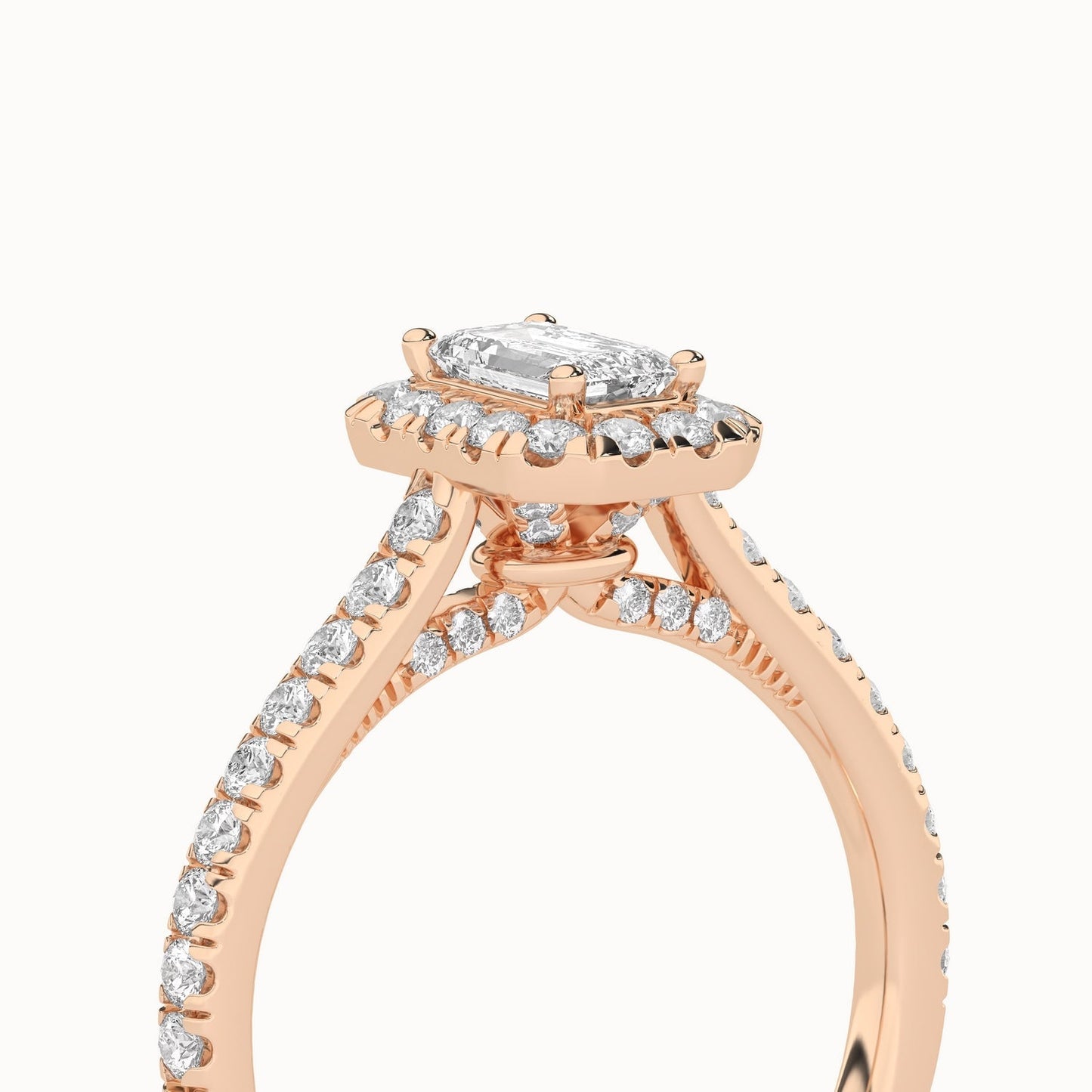 Signature Emerald Halo Ring