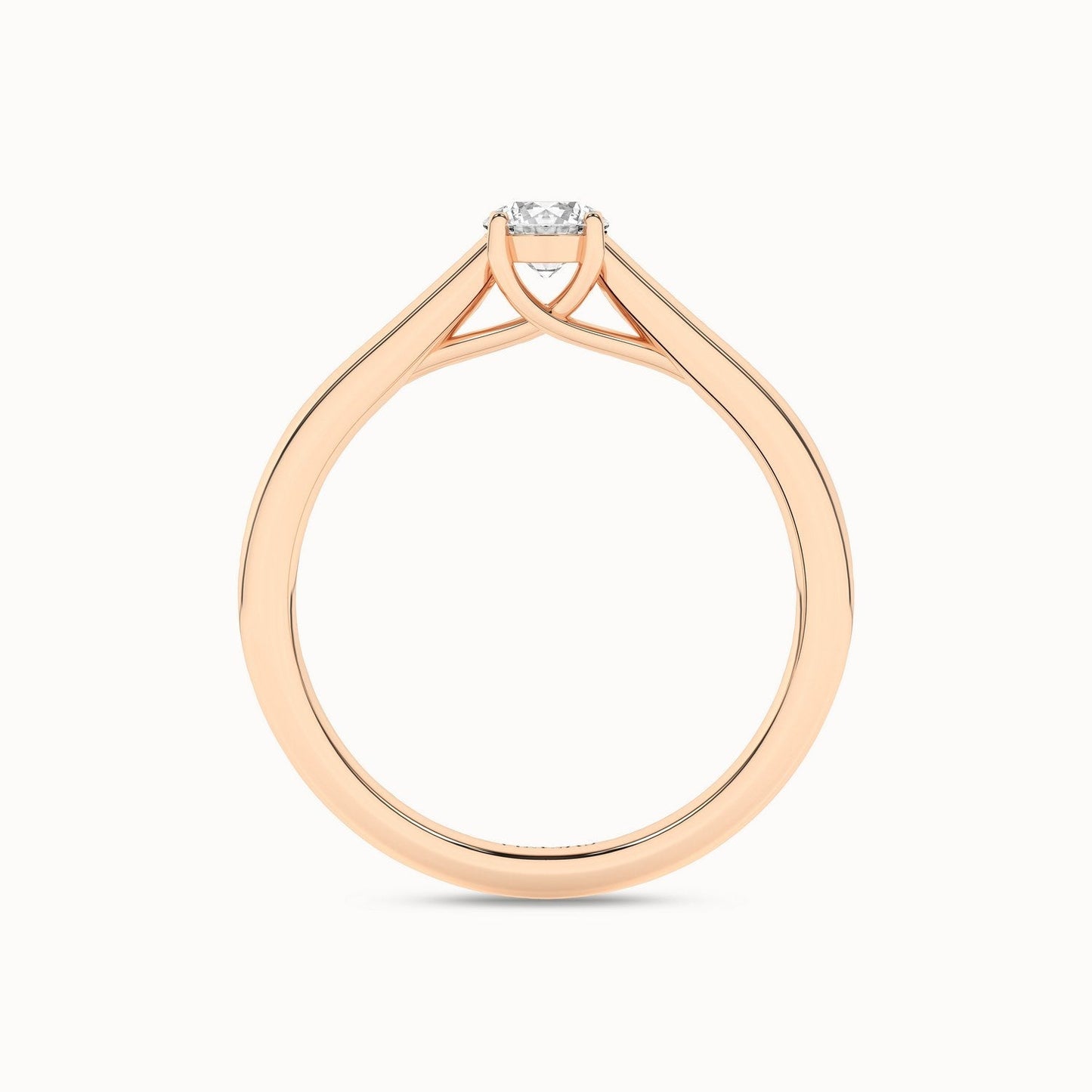 Timeless Round Ring_Product Angle_1/4Ct - 2