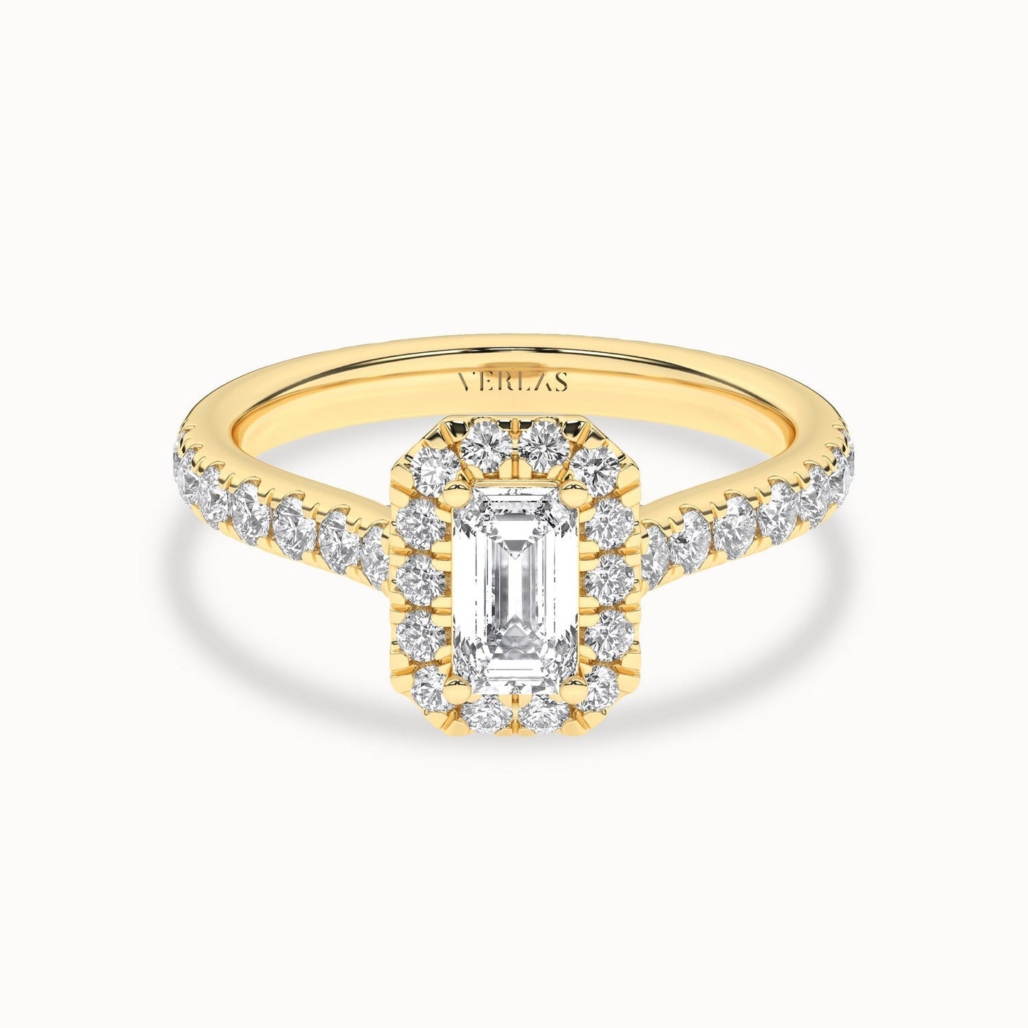 Signature Emerald Halo Ring