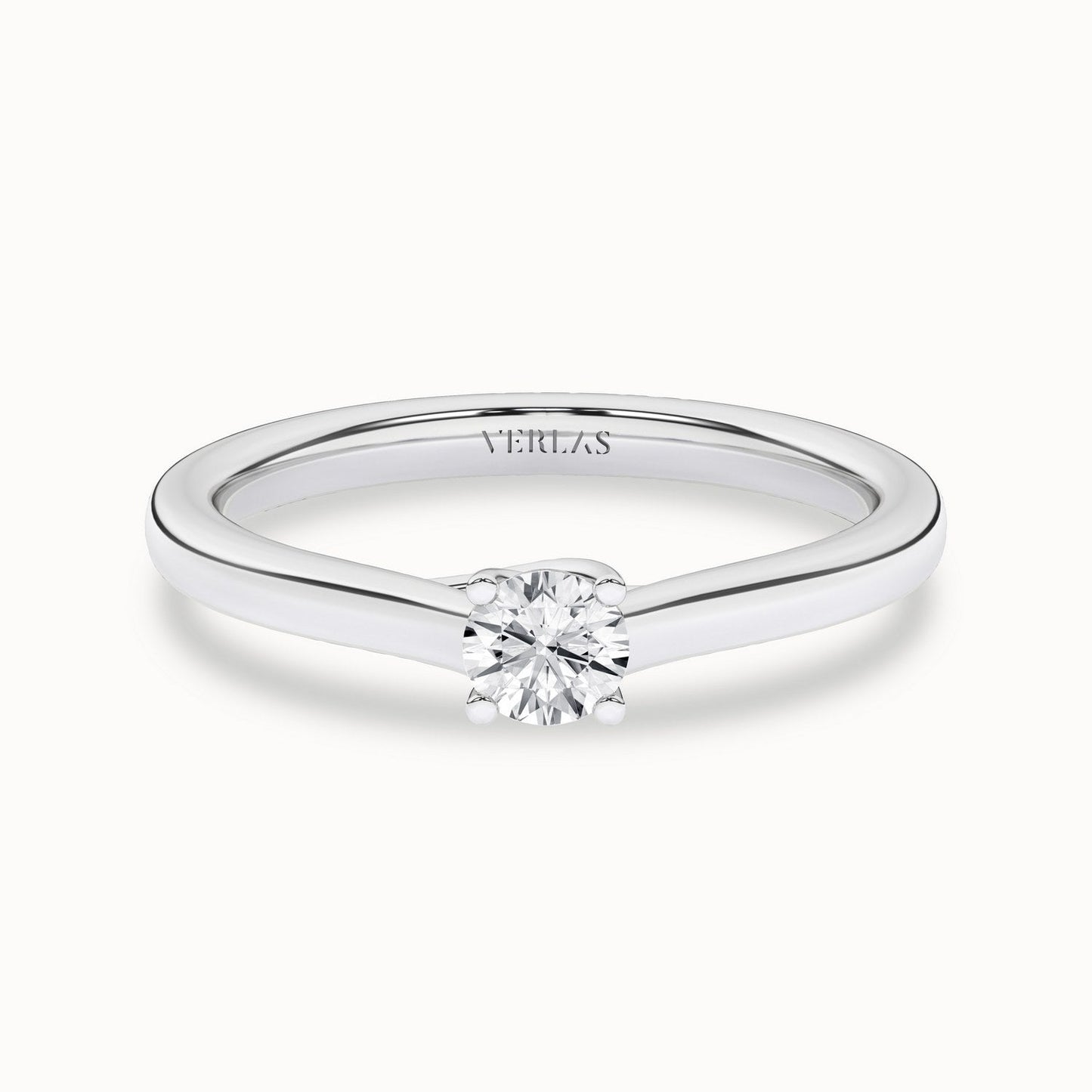 Timeless Round Ring_Product Angle_1/4Ct - 1