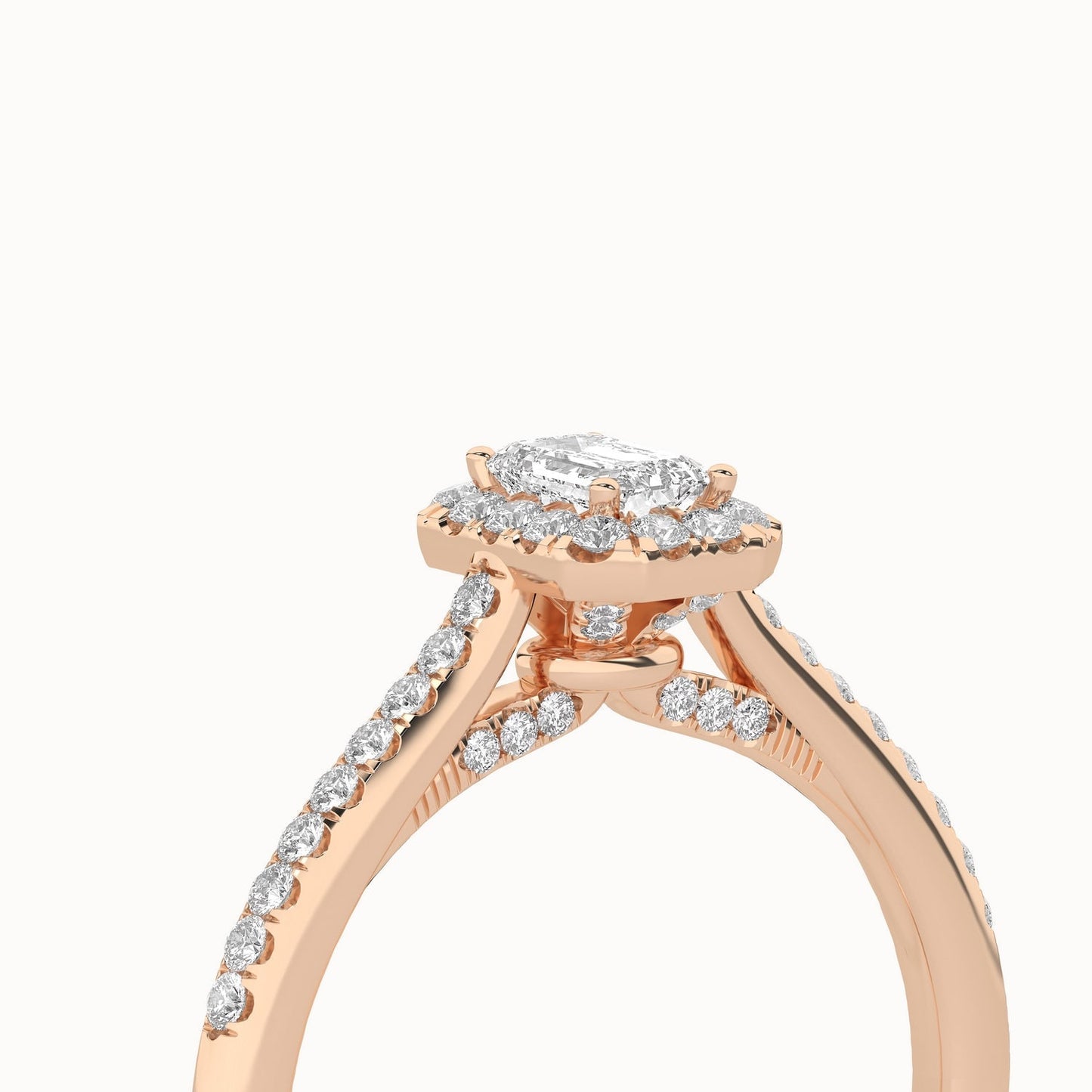 Signature Emerald Halo Ring
