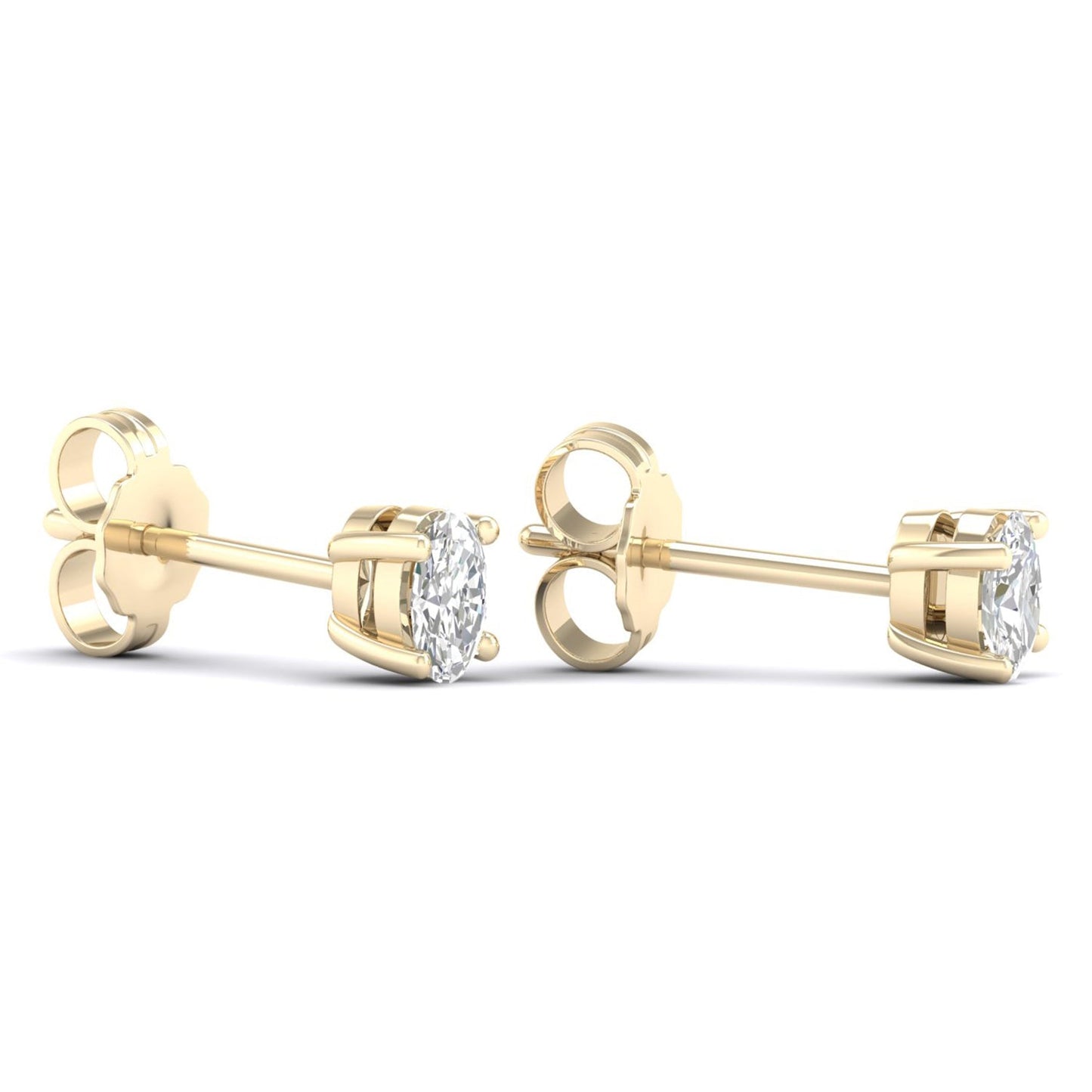 Ellipse Solitaire Studs_Product Angle_1/3 Ct. - 2