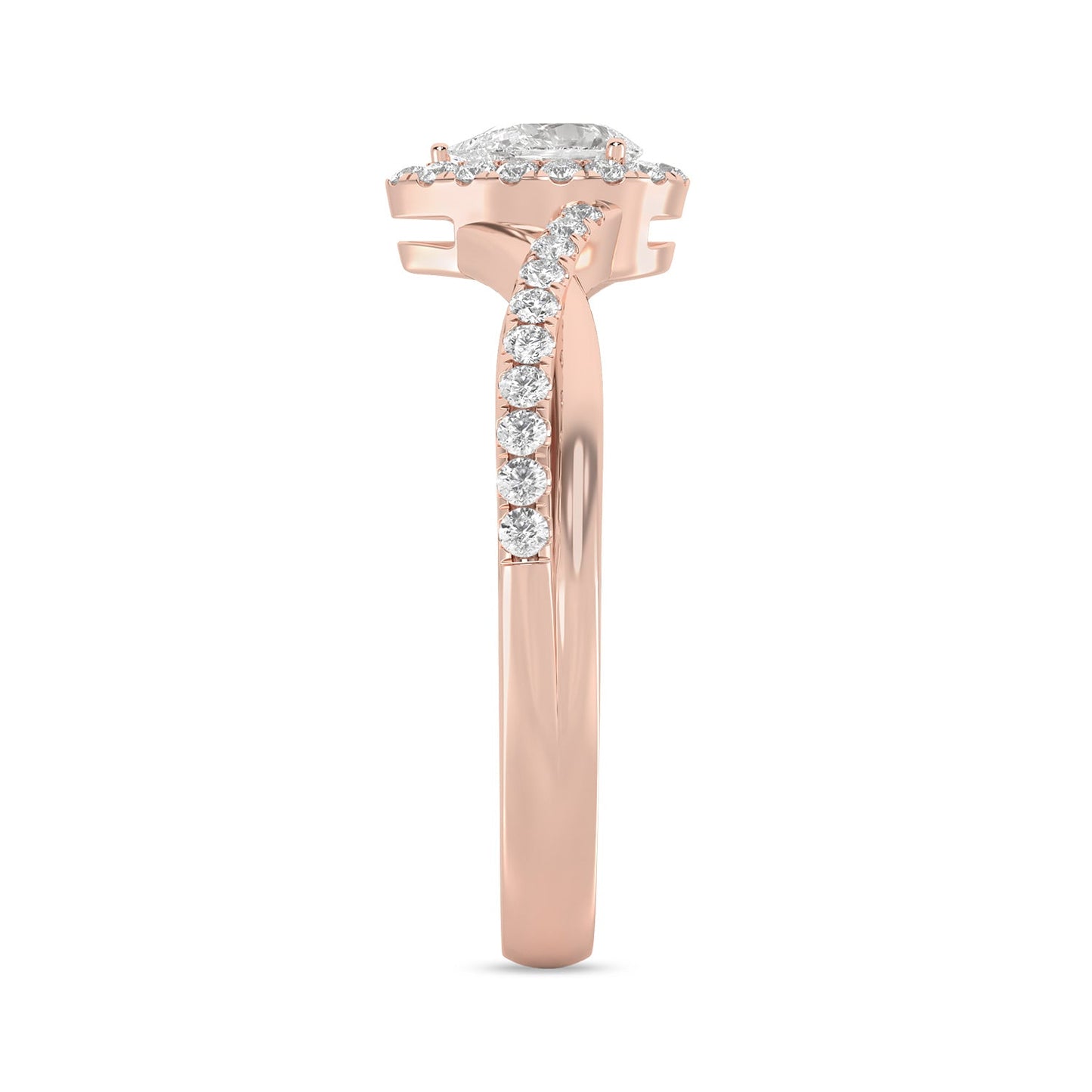 Essential 4-Pronged Round Ring_Product Angle_1/3 Ct. - 4