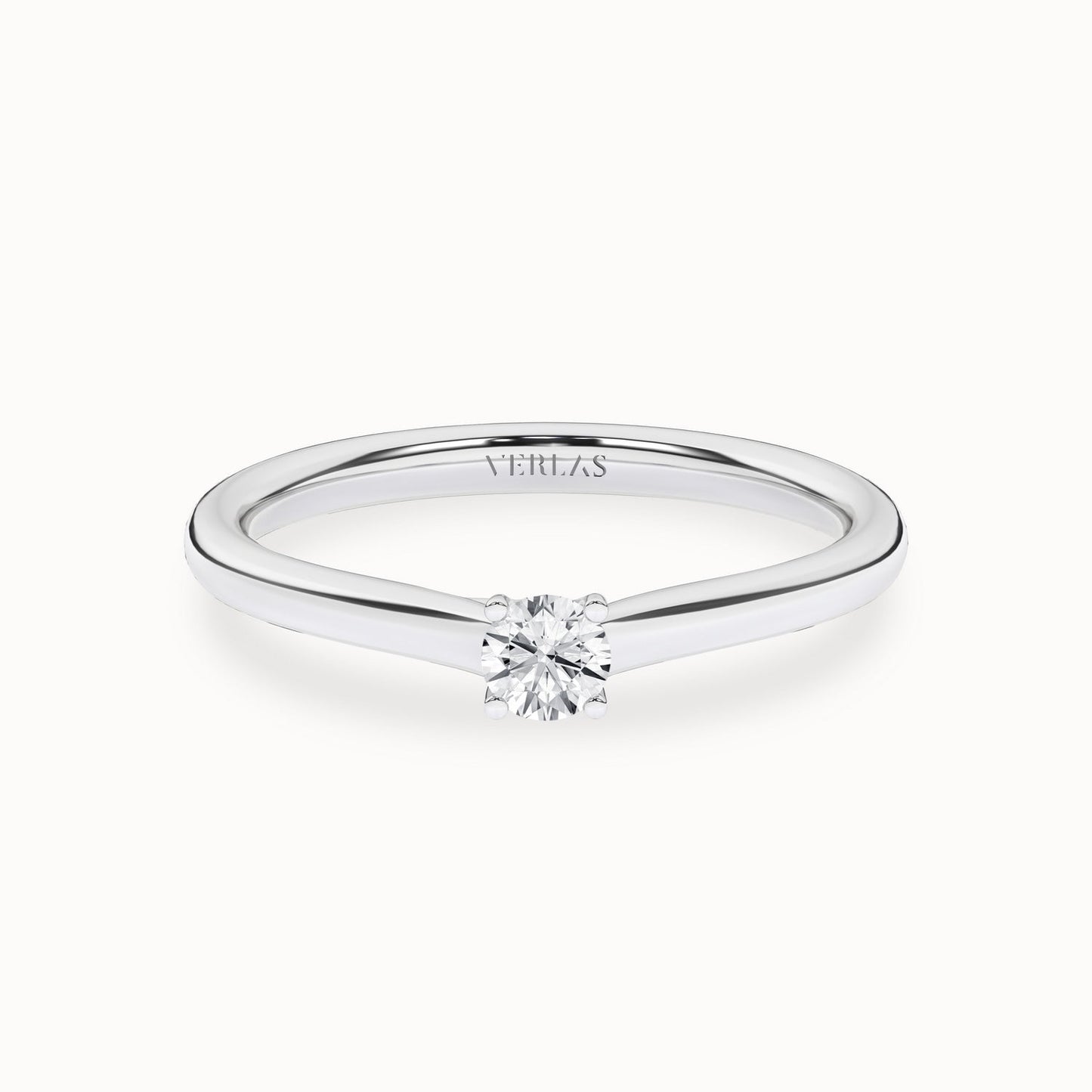 Timeless Round Ring_Product Angle_1/6Ct - 1