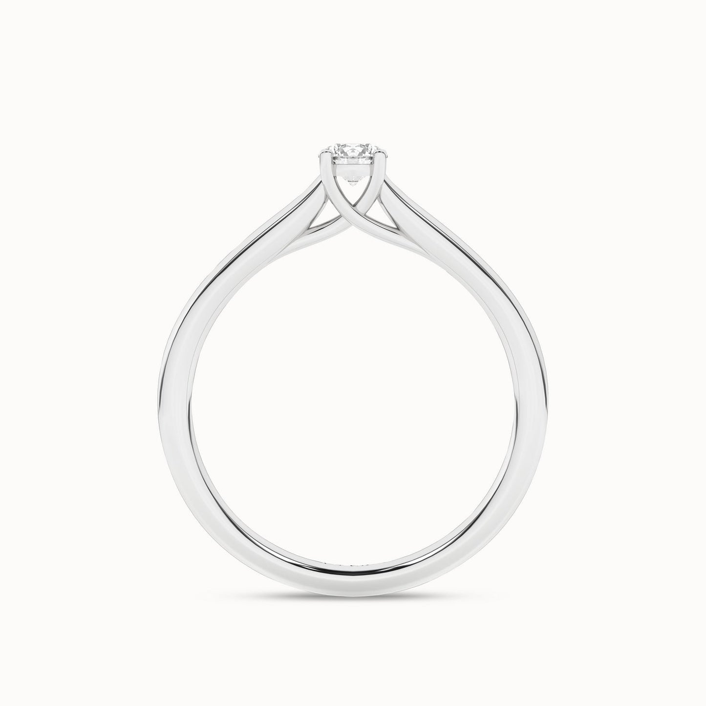Timeless Round Ring_Product Angle_1/6Ct - 2