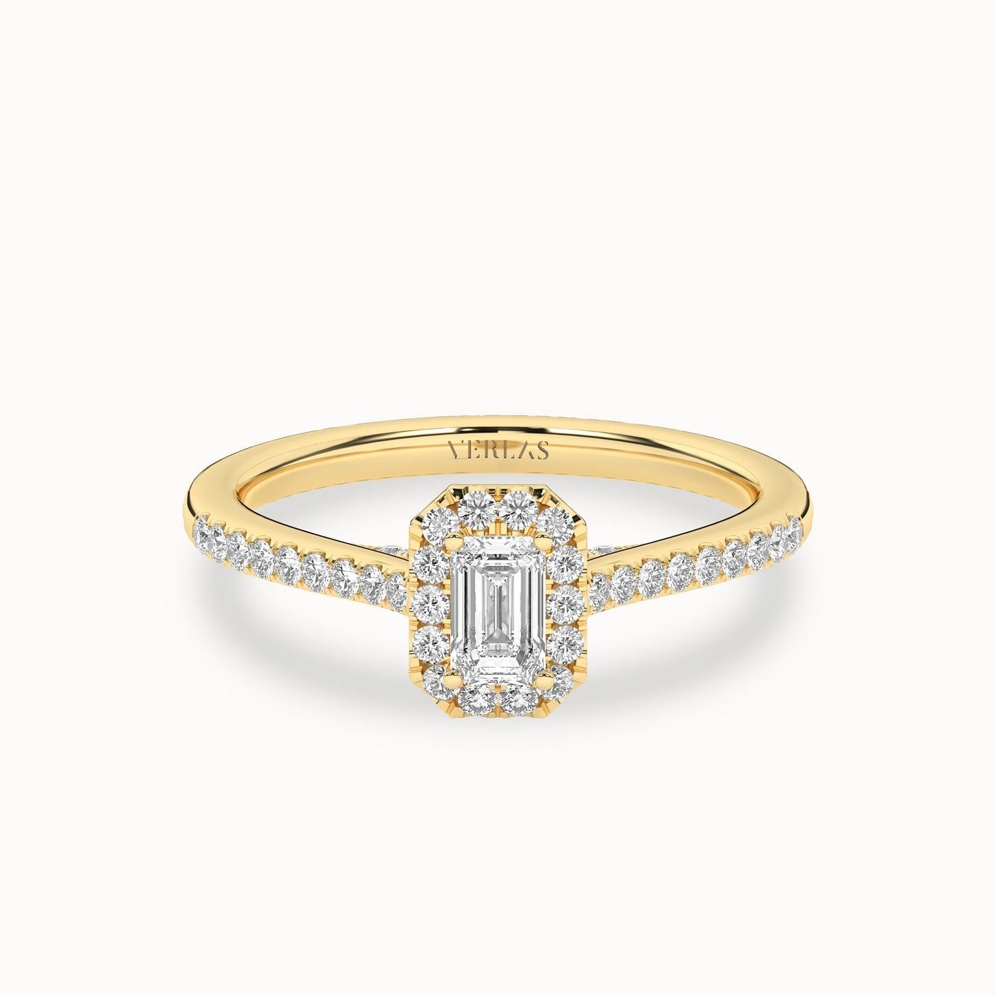 Signature Emerald Halo Ring