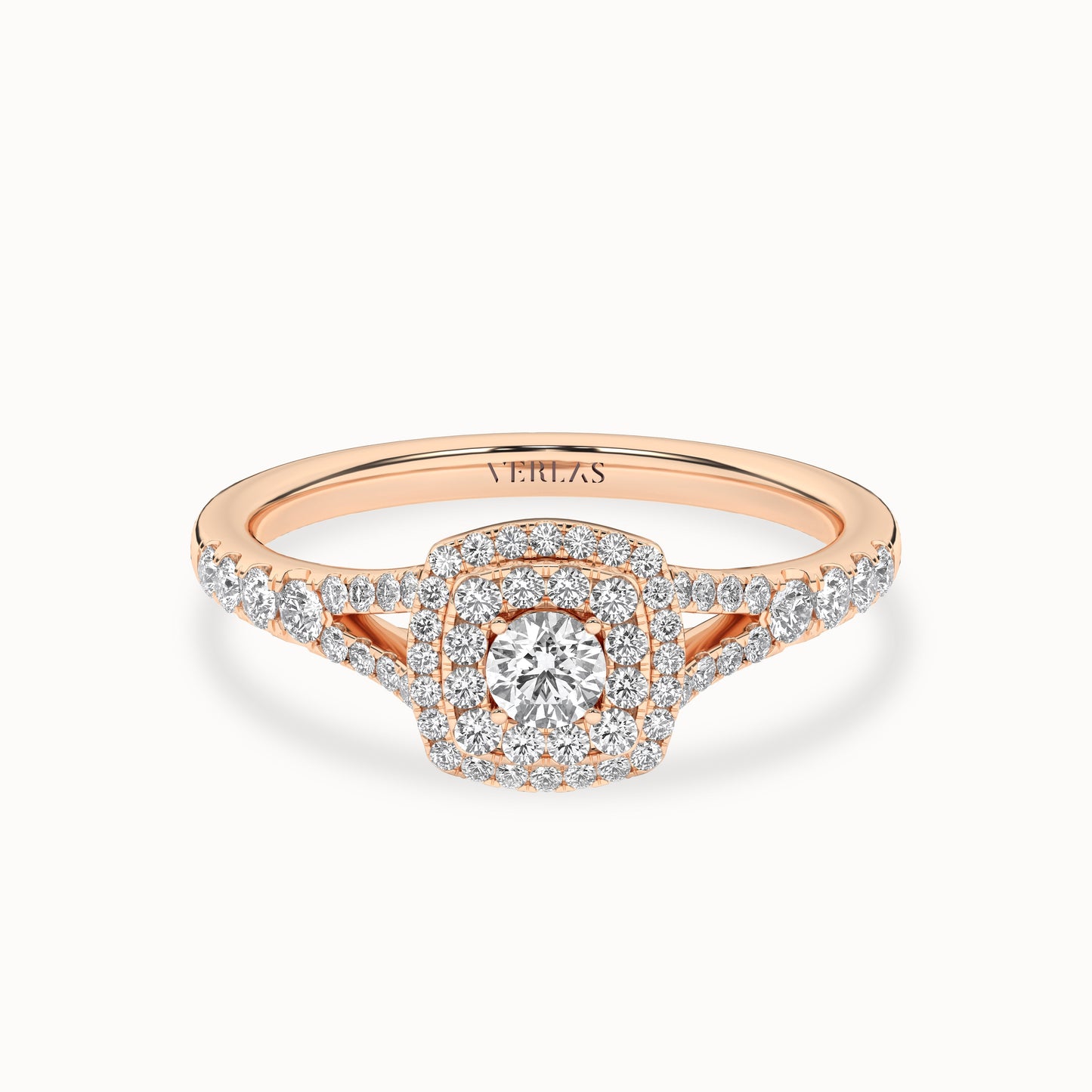 Round-Center Princess Double Halo Ring_Product Angle_1/2Ct - 1