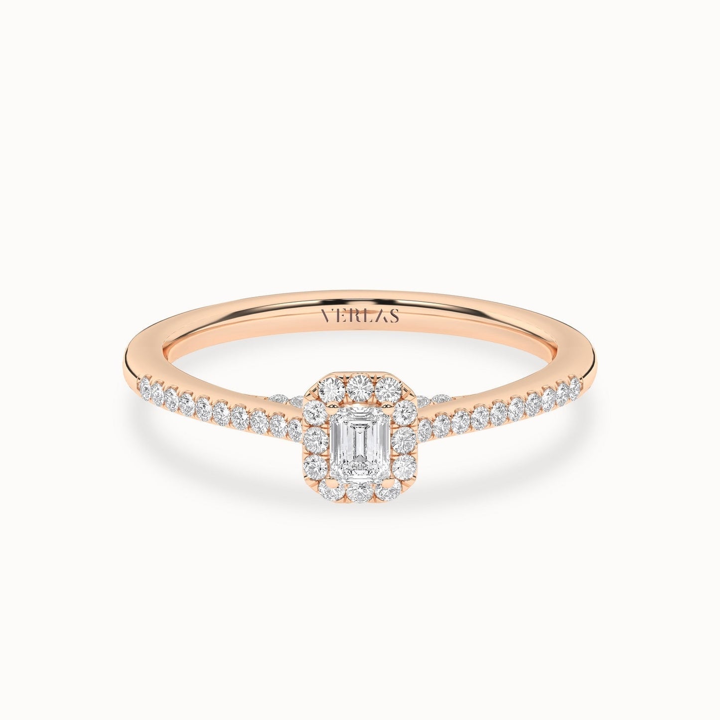 Signature Emerald Halo Ring