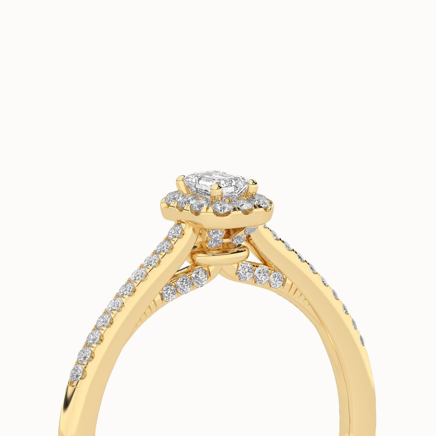 Signature Emerald Halo Ring