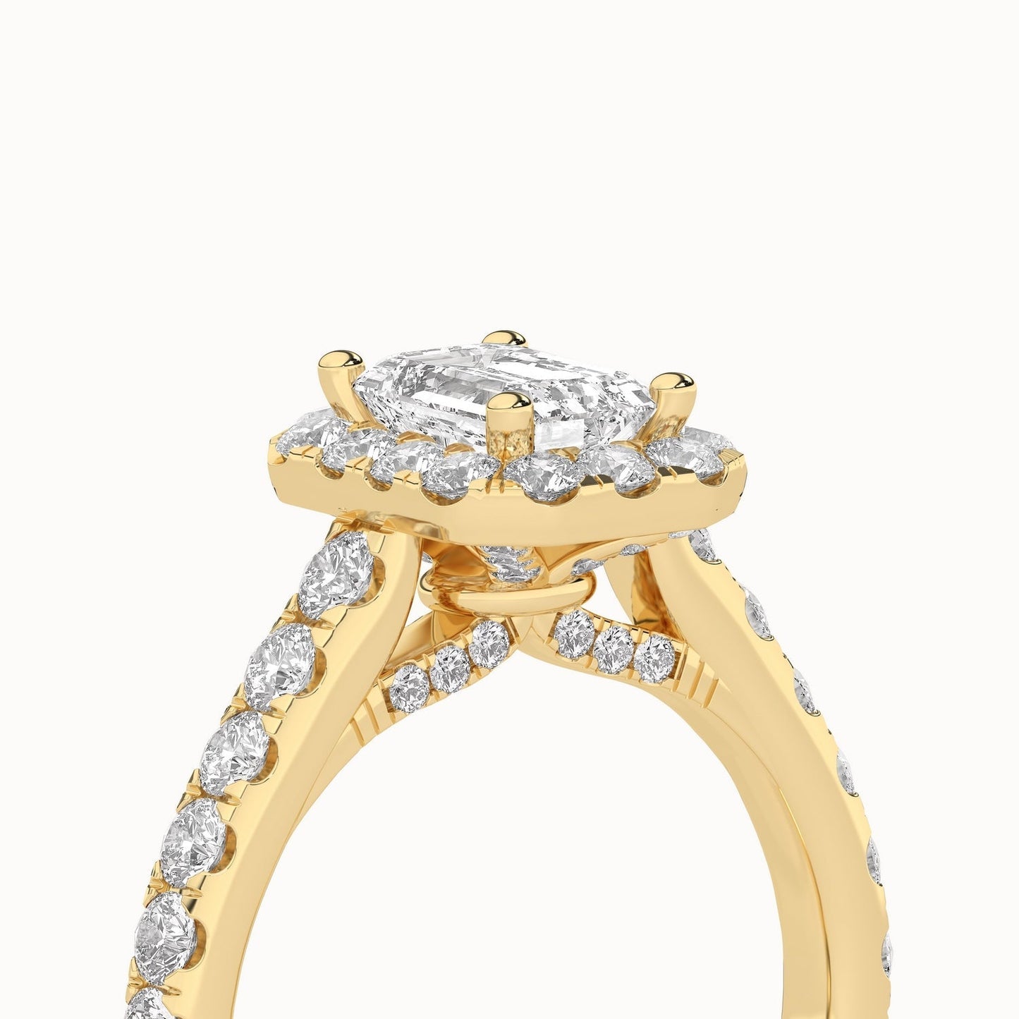 Signature Emerald Halo Ring
