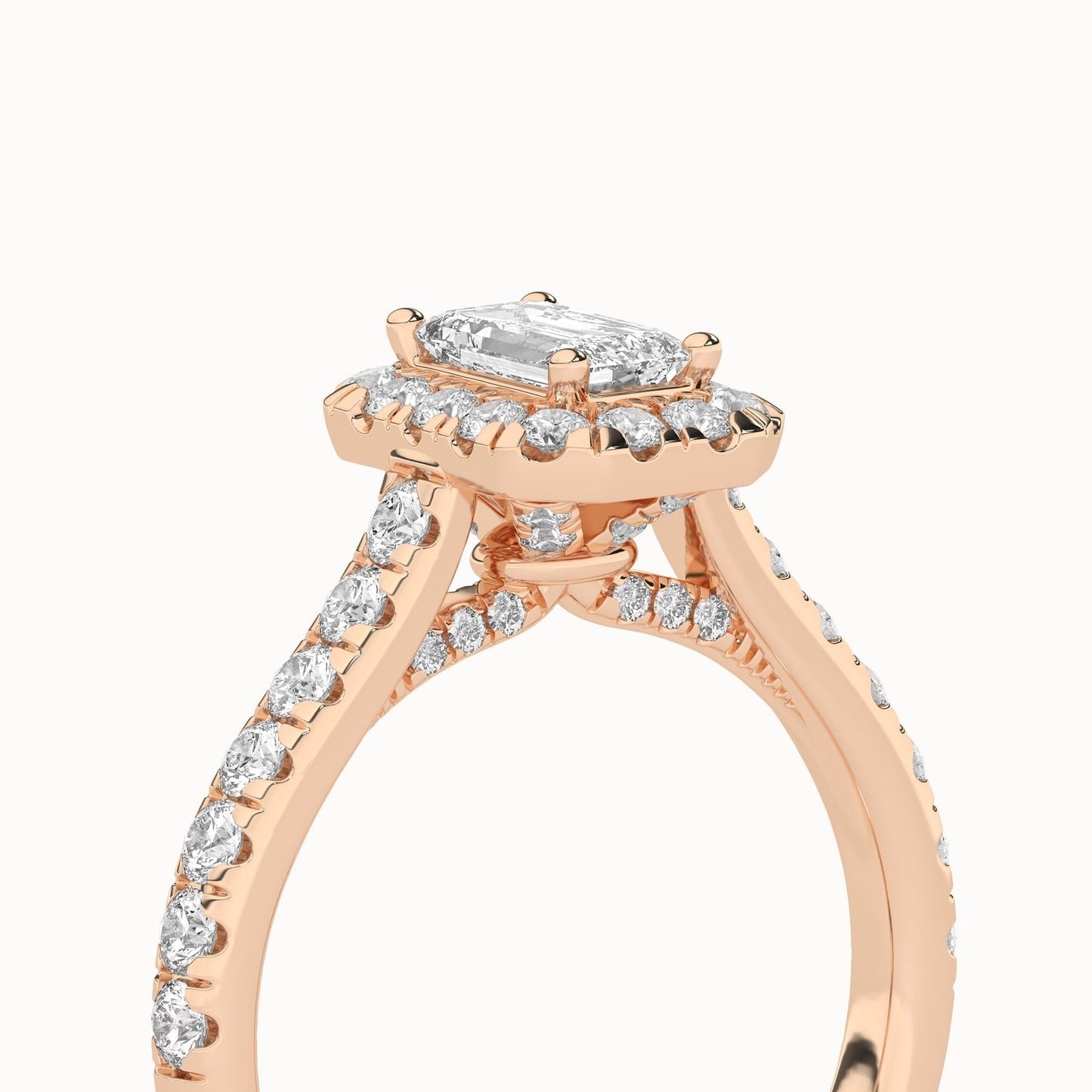 Signature Emerald Halo Ring