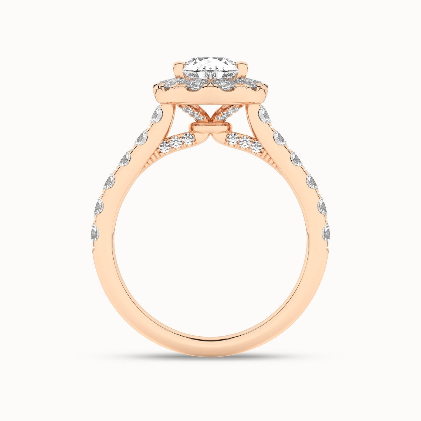 Signature Dewdrop Halo Ring_Product Angle_2Ct - 3