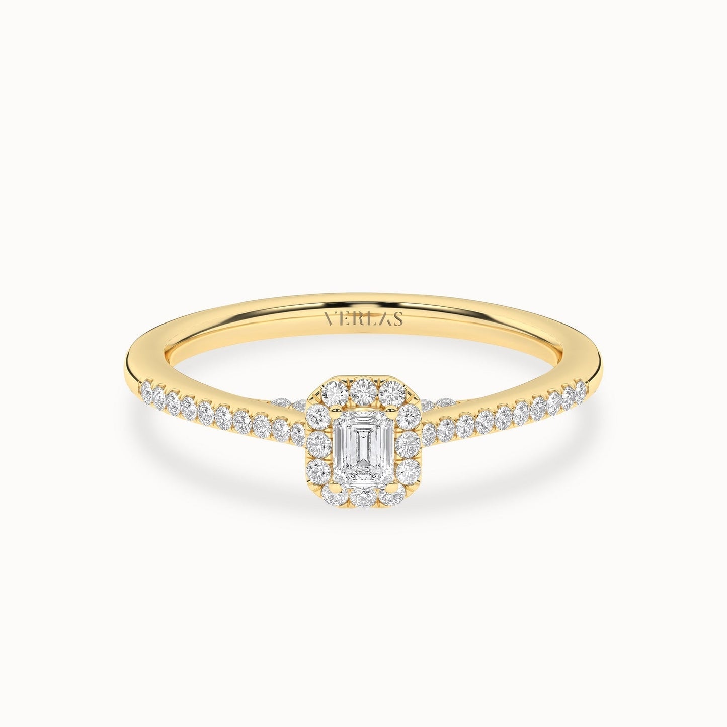 Signature Emerald Halo Ring