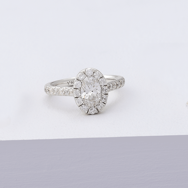 Signature Iconic Ellipse Halo Ring