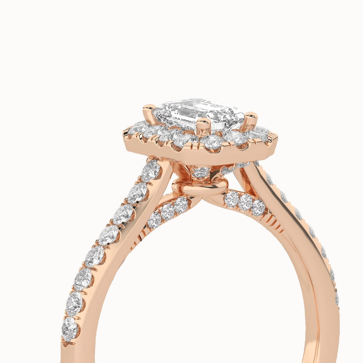 Signature Emerald Halo Ring