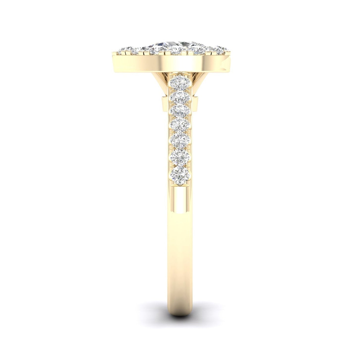 Signature Iconic Dewdrop Halo Ring