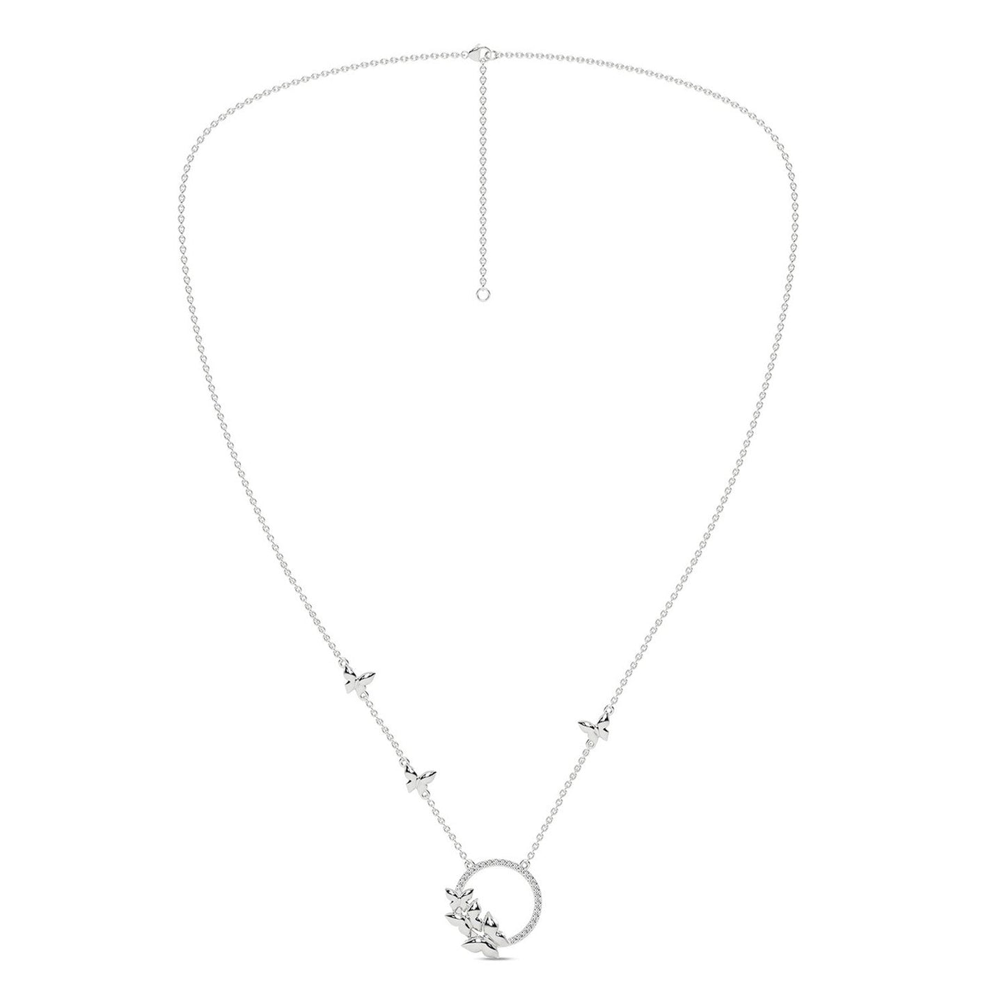 Butterfly Cluster Necklace_Product Angle_0.1 - 1