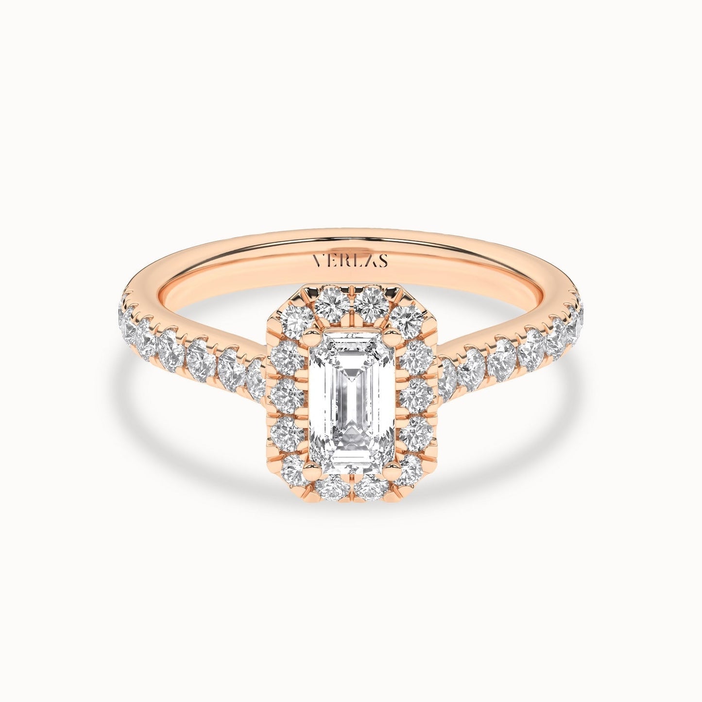 Signature Emerald Halo Ring