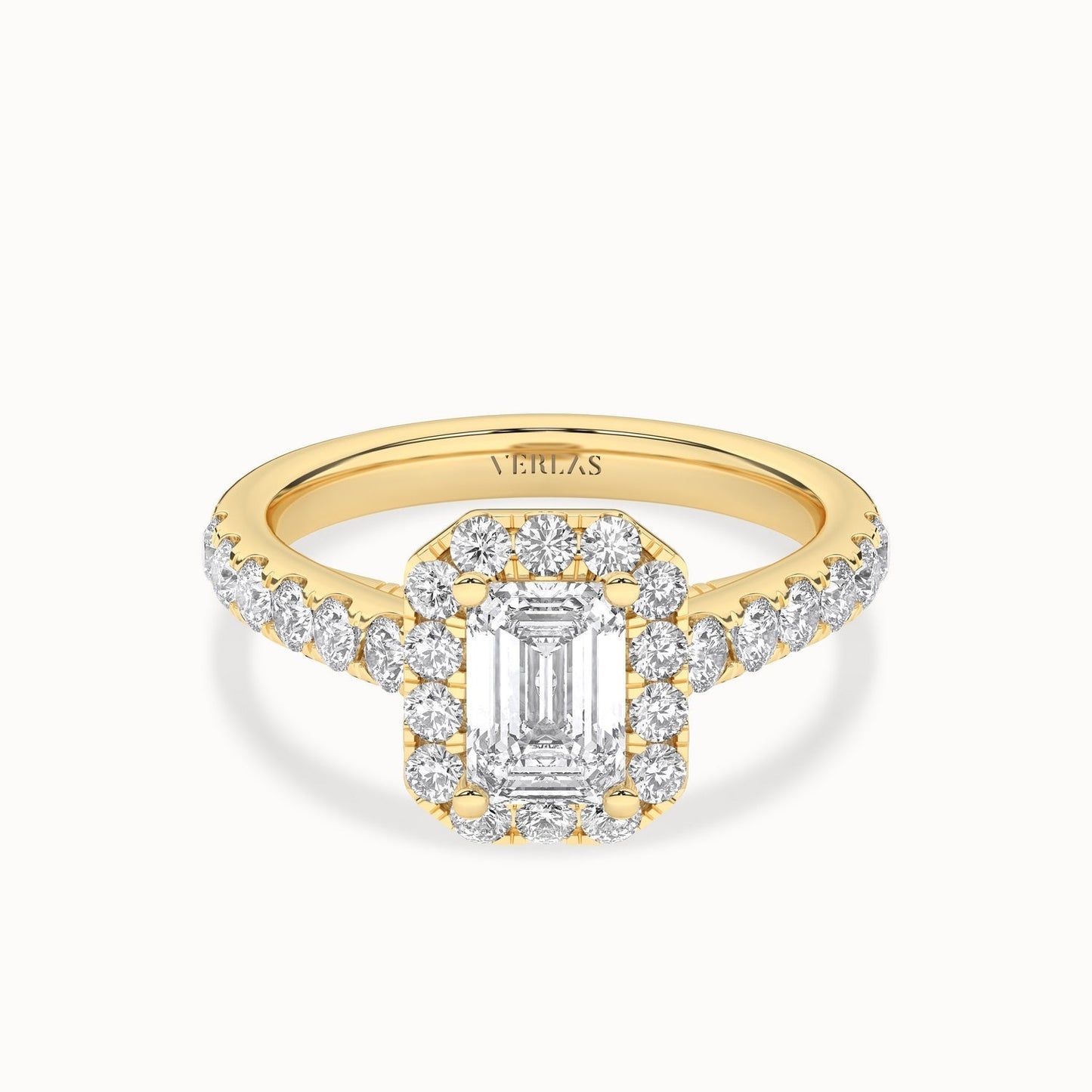 Signature Emerald Halo Ring