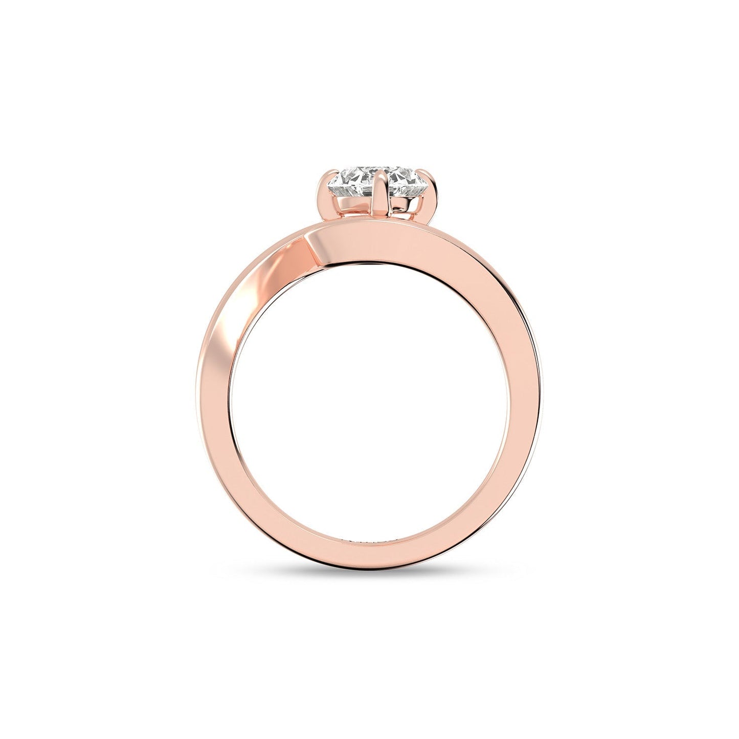 Atmos Curved Shank Ellipse Ring_Product Angle_1 Ct. - 2