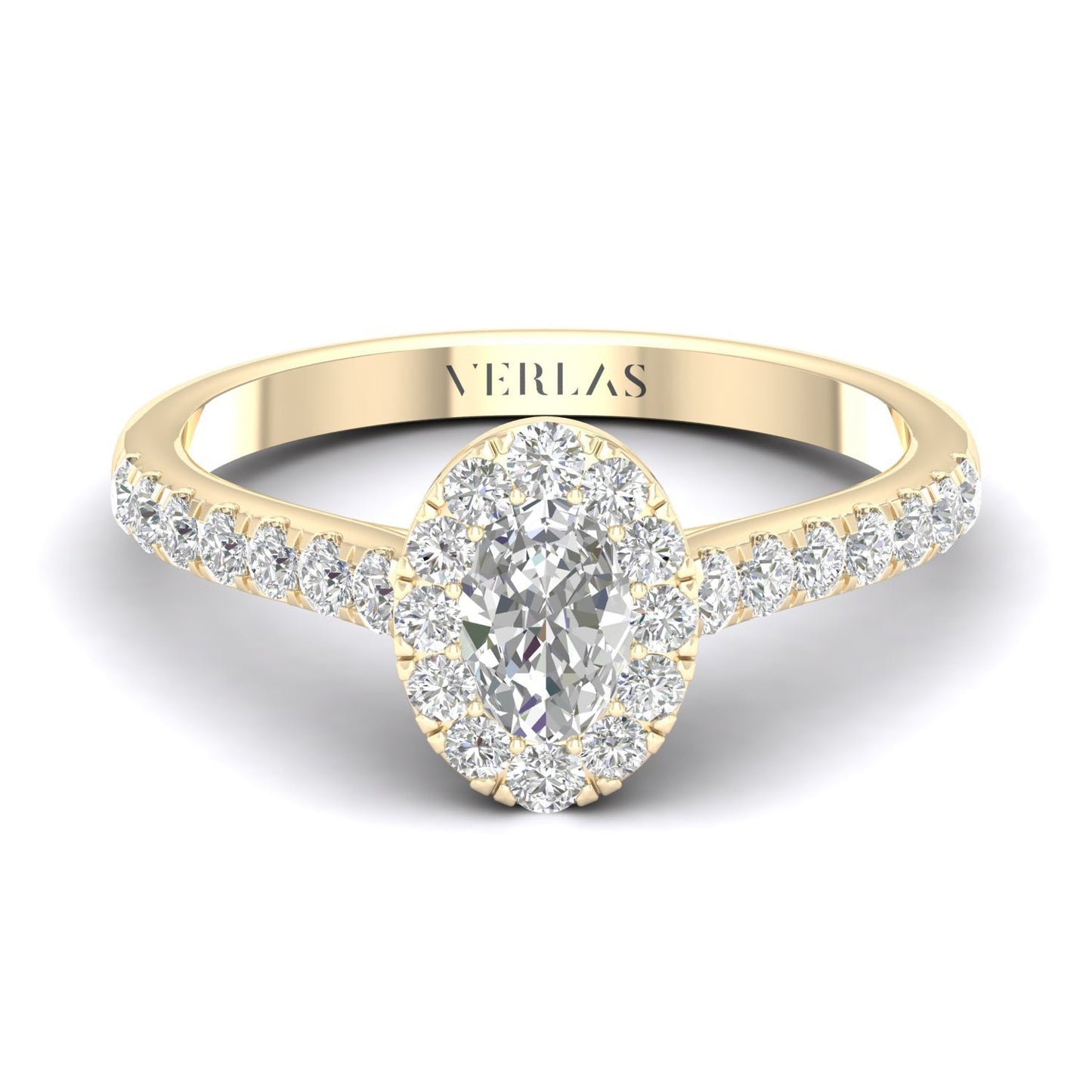 Signature Iconic Ellipse Halo Ring