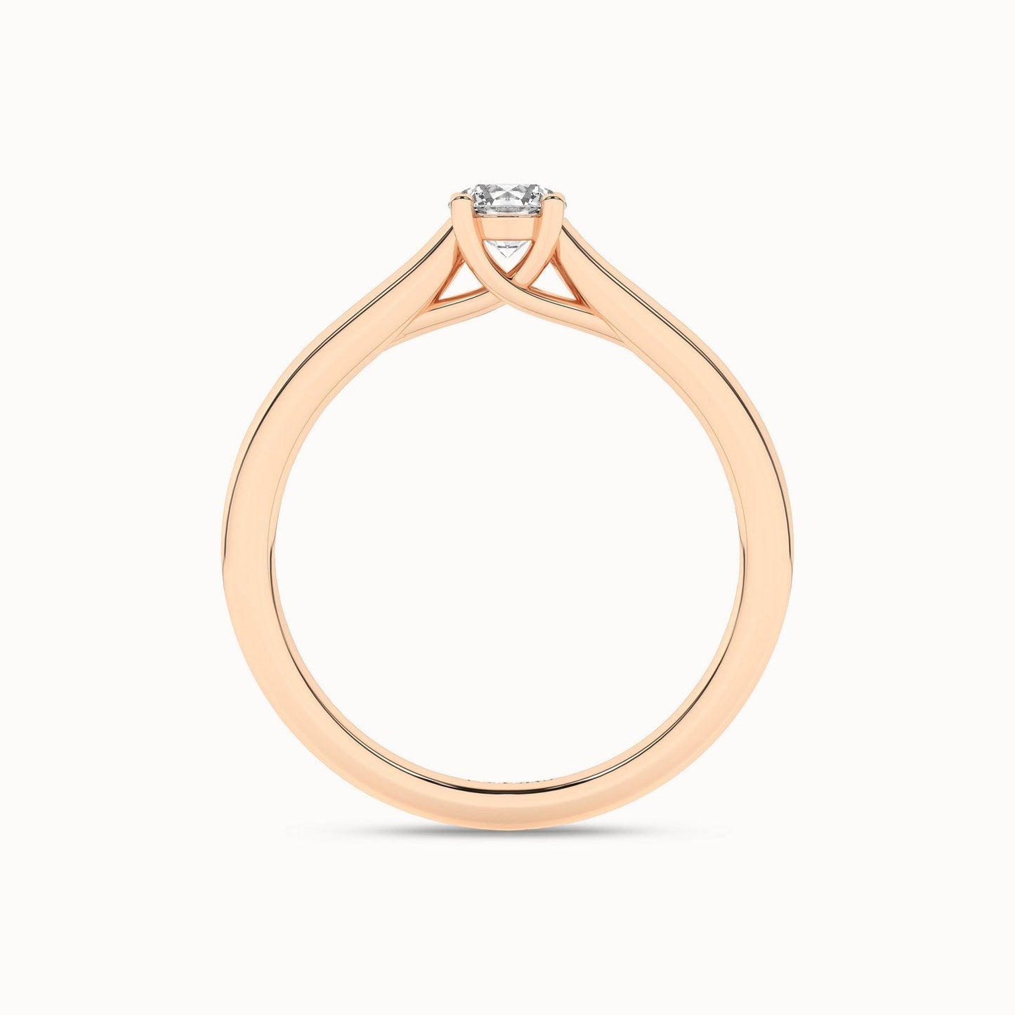 Timeless Round Ring_Product Angle_1/3Ct - 2