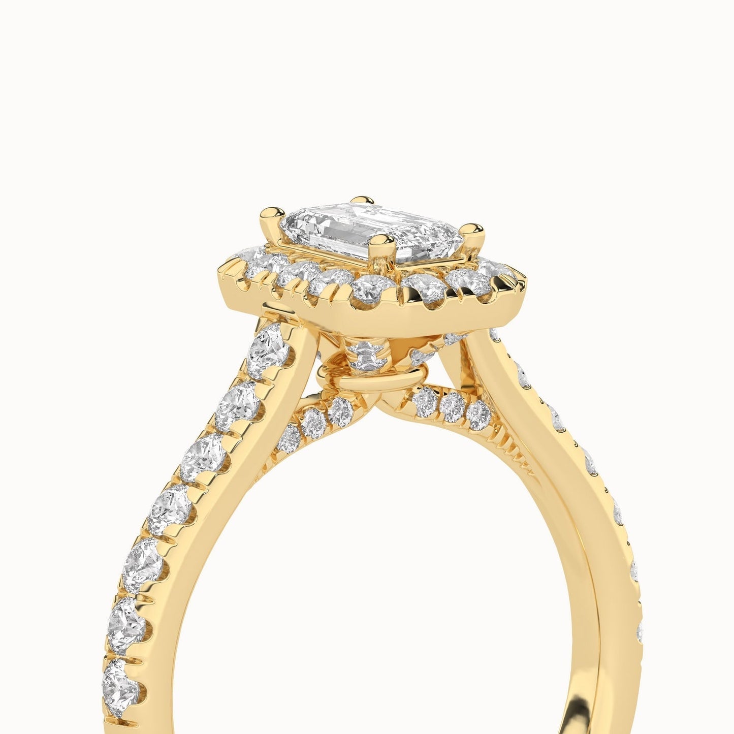 Signature Emerald Halo Ring