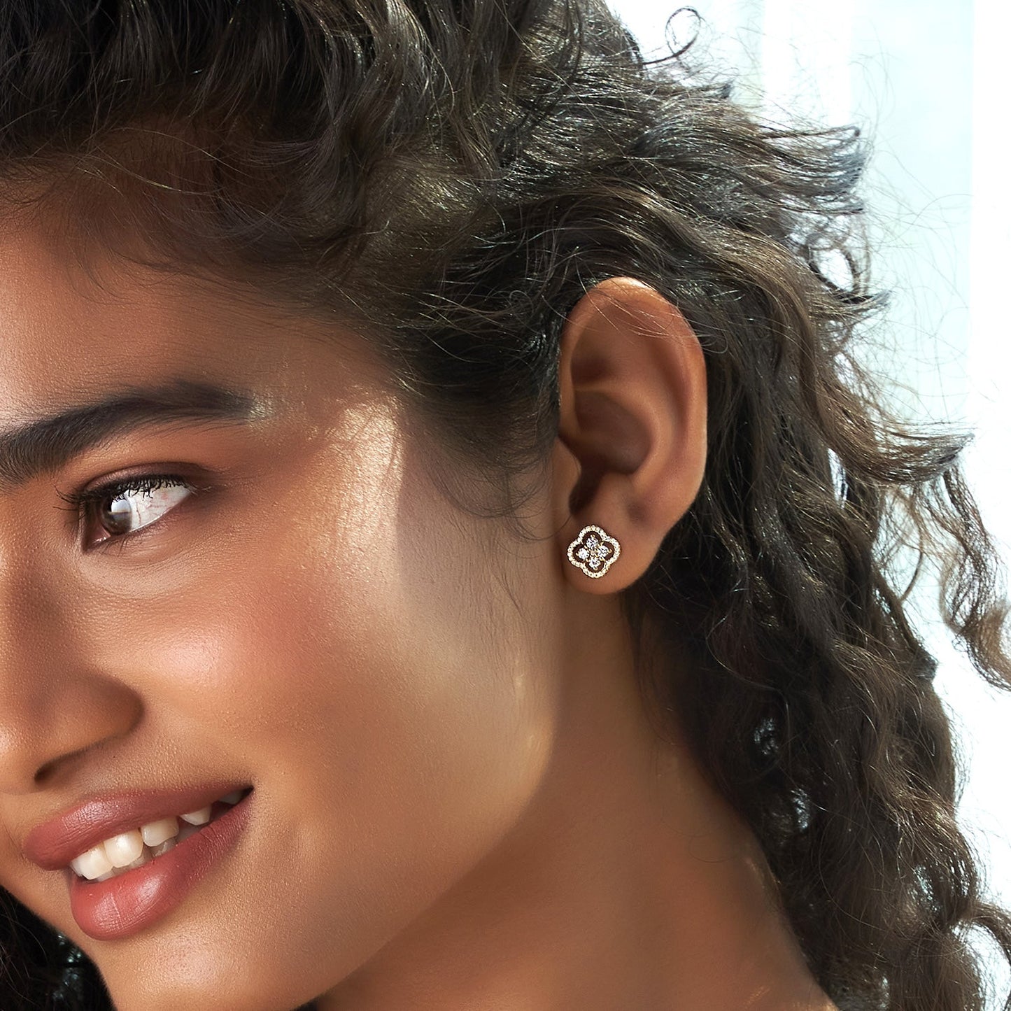 Viola Blossom Studs