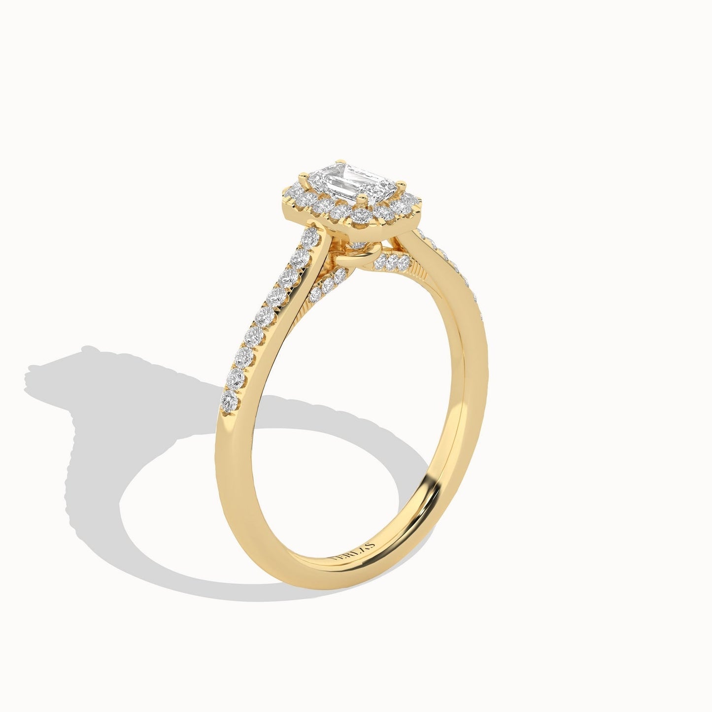 Signature Emerald Halo Ring