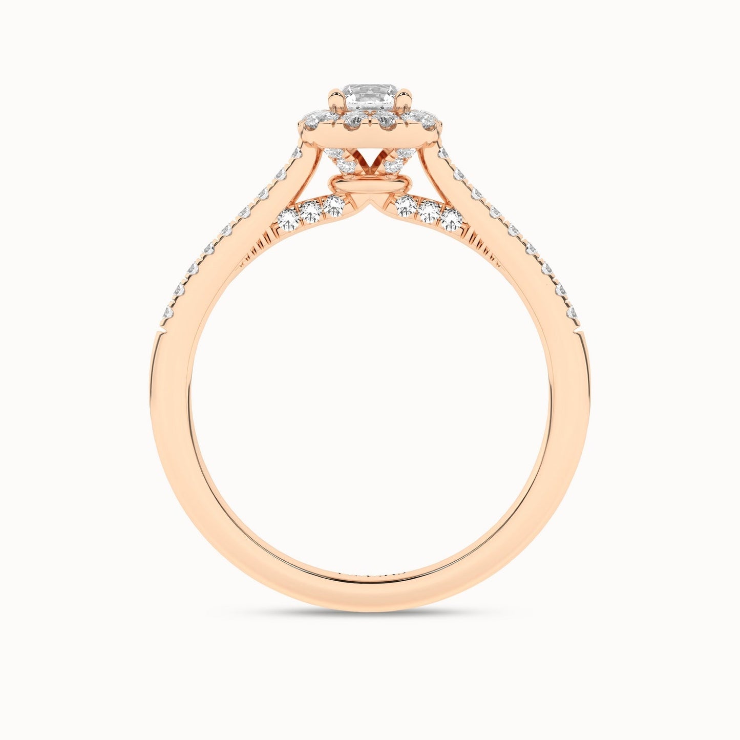 Round-Center Princess Halo Ring_Product Angle_1/2Ct. - 2
