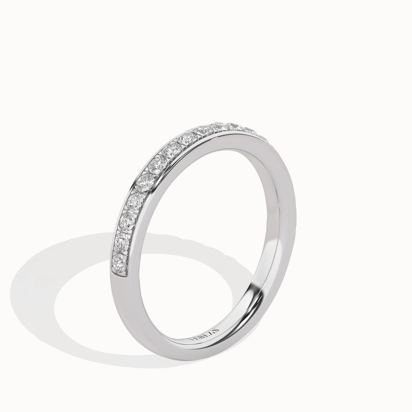 Trailing Diamonds Band_Product Angle_1/3Ct - 4