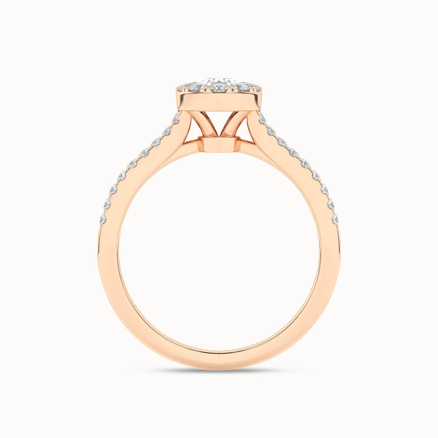 Unified Iconic Dewdrop Halo Ring_Product Angle_1Ct - 3