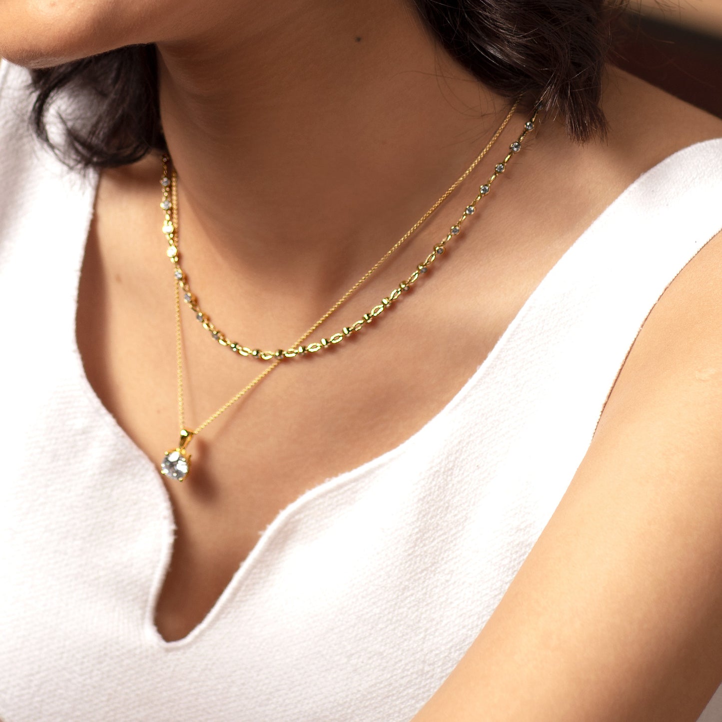 Atmos Bezel Set Diamond Necklace_Product Angle_PCP Hover Image