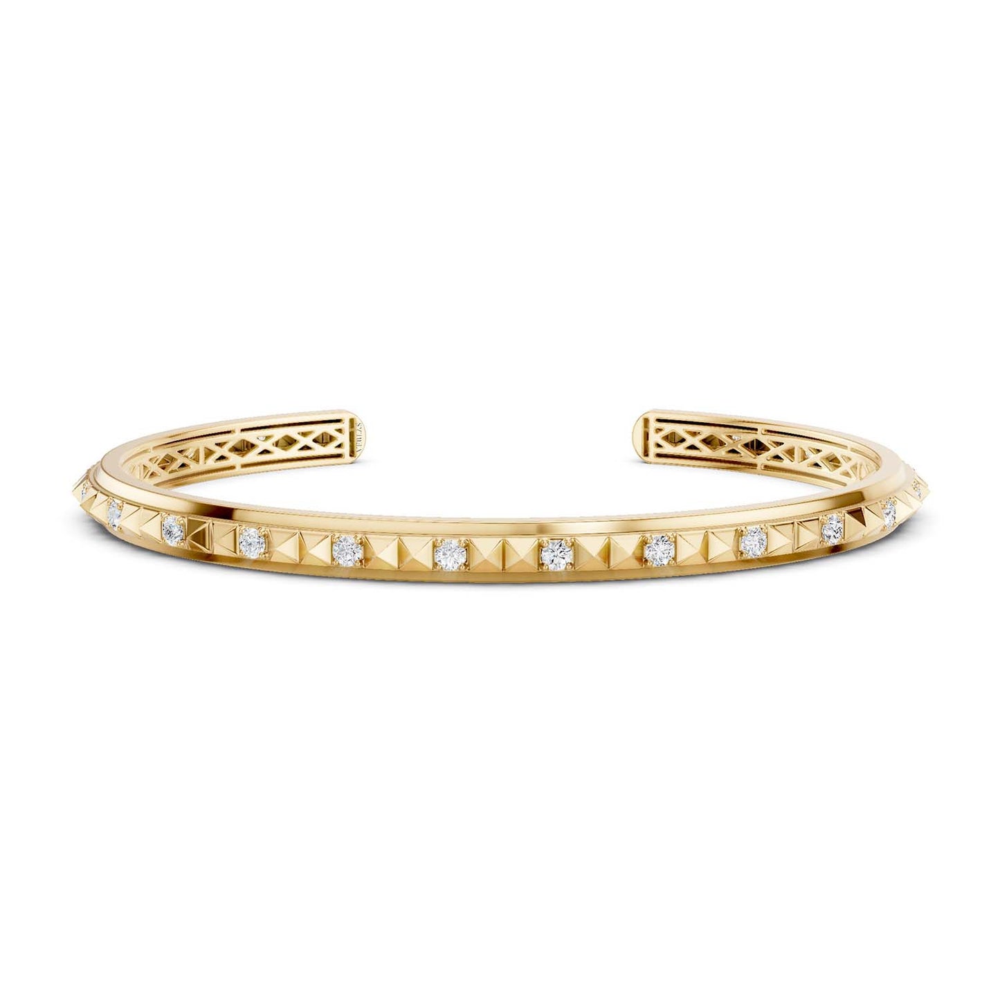 Pyramid Luxe Cuff Bracelet