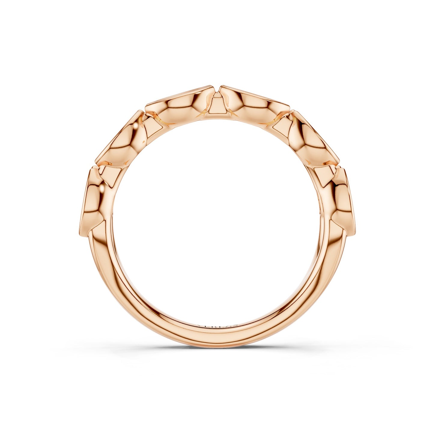 Two-Tier Marquise Bezel-Set Diamond Band