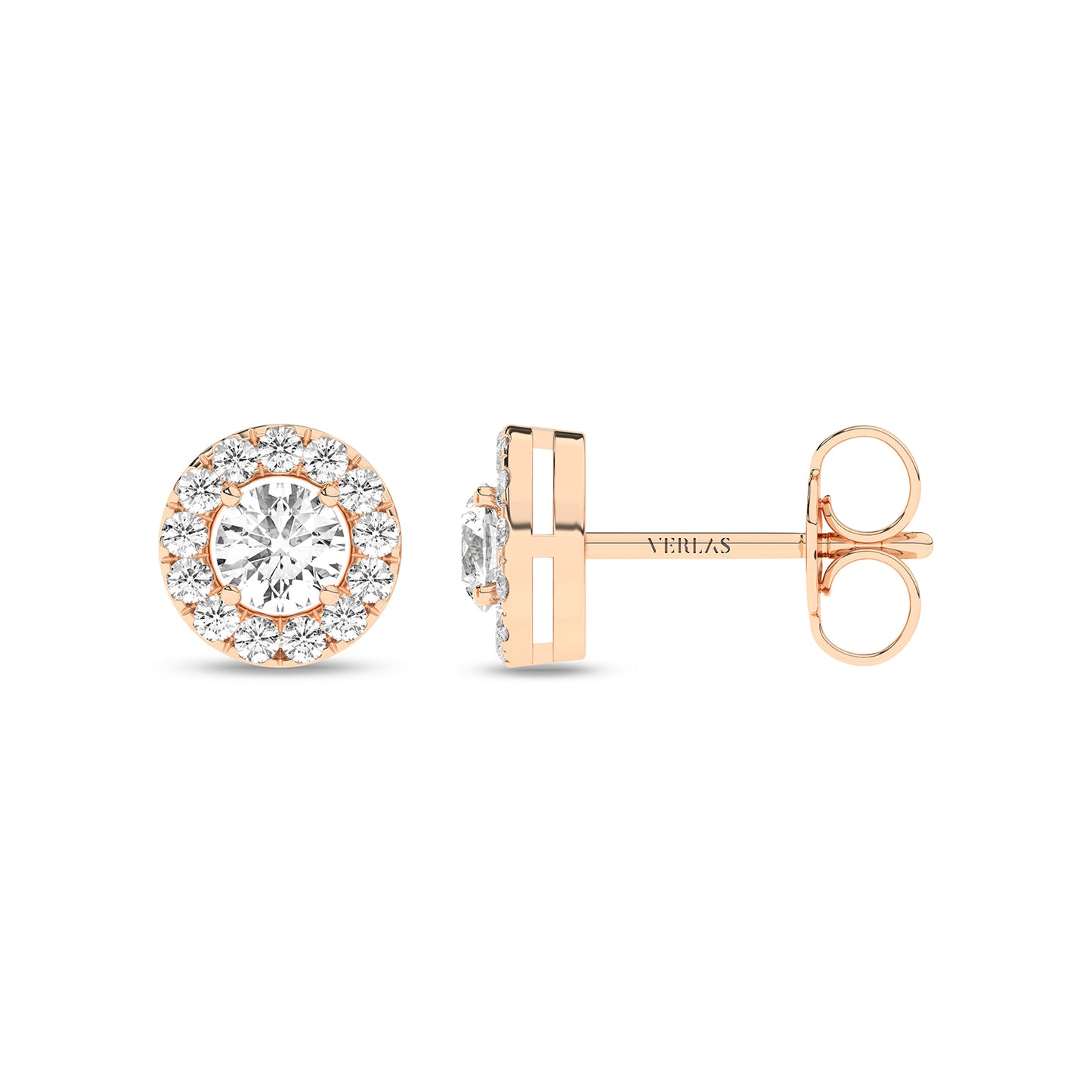Round Halo Diamond Set (3 Pcs.)