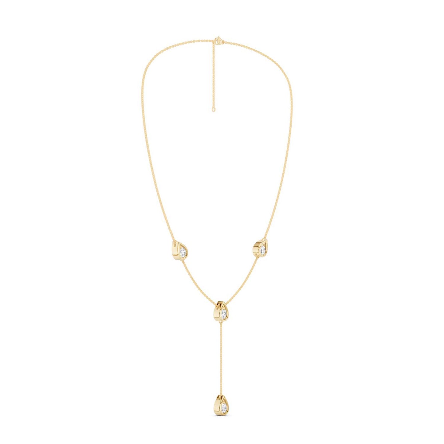 Dewdrop Stationed Y Necklace