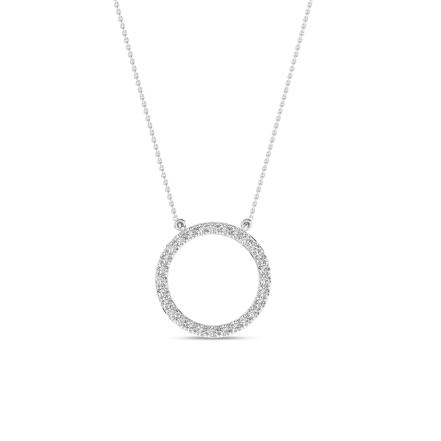 Circular Silhouette Necklace
