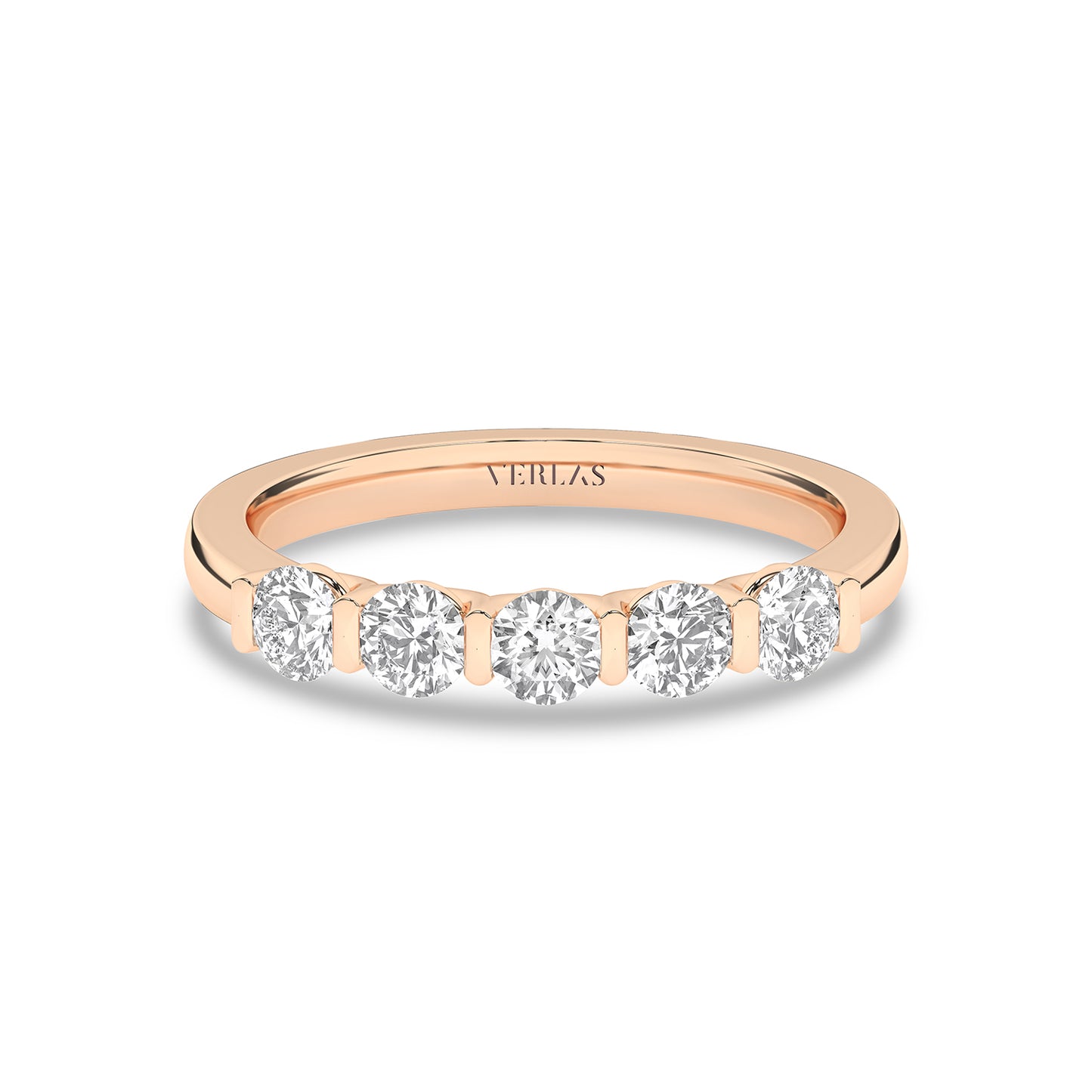 5-Stone Keepsake Round Vows