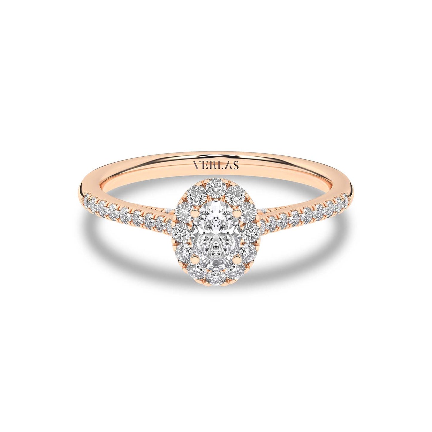 Signature Ellipse Halo Ring