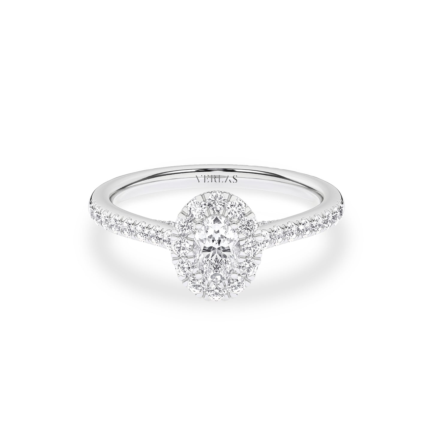 Signature Ellipse Halo Ring