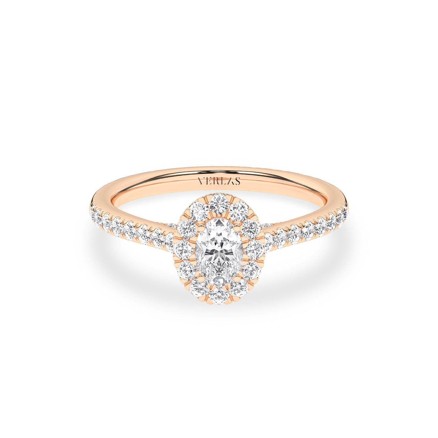 Signature Ellipse Halo Ring