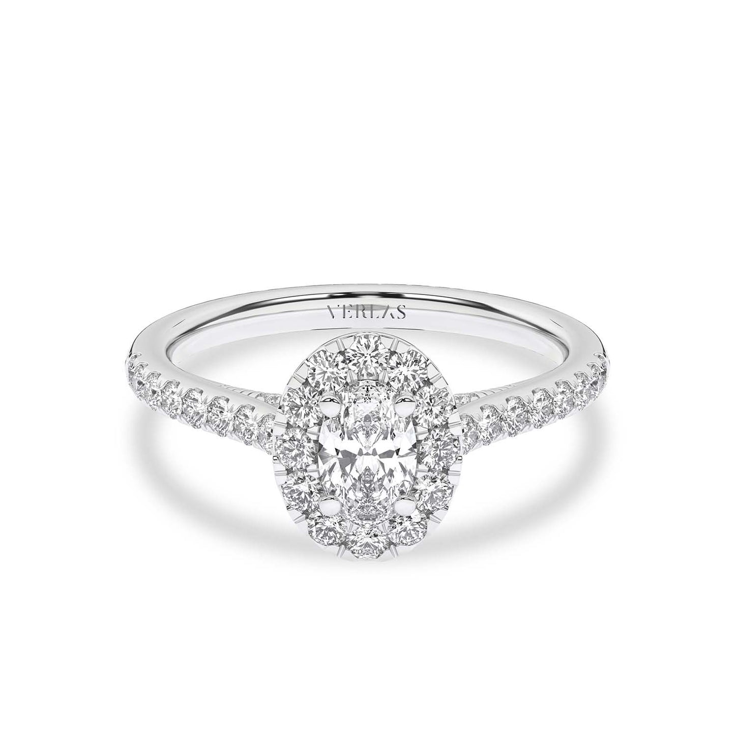 Signature Ellipse Halo Ring
