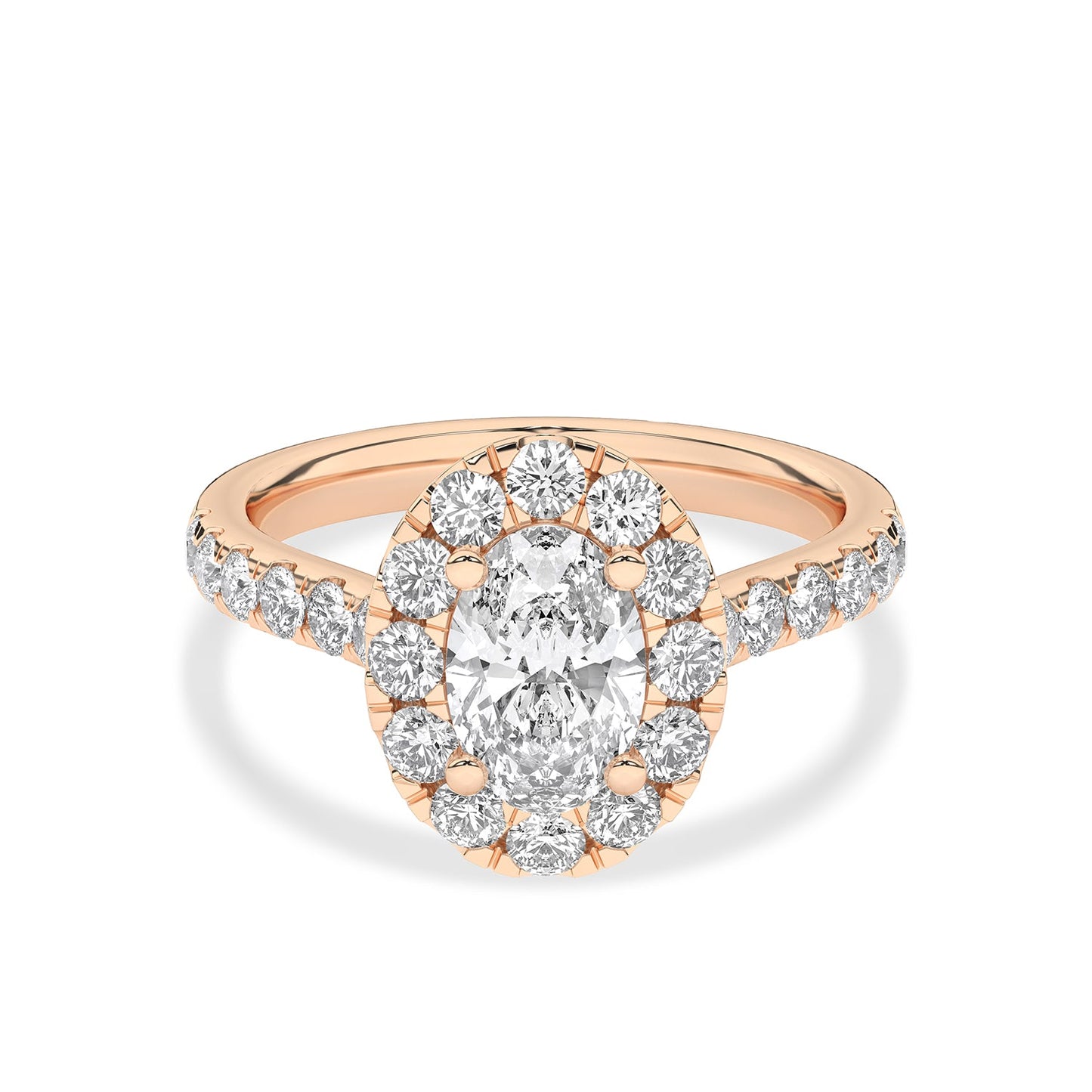 Signature Ellipse Halo Ring