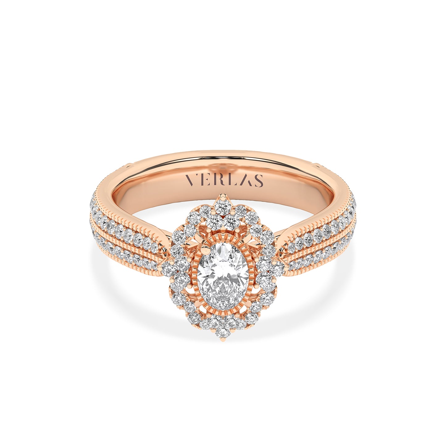 Ornate Ellipse Ring