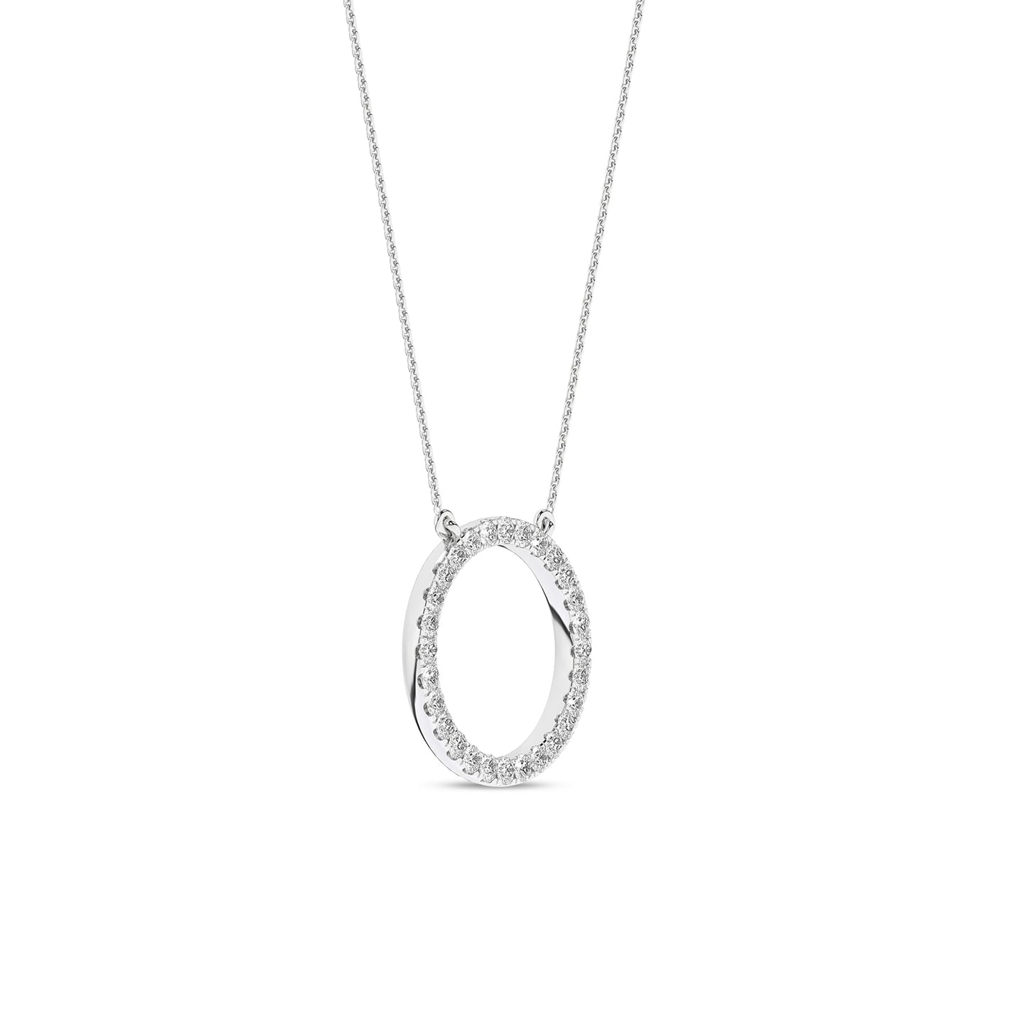 Circular Silhouette Necklace
